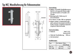 WZ-Wandhalterung