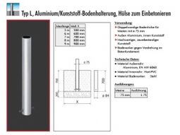 L-Bodenhalterung