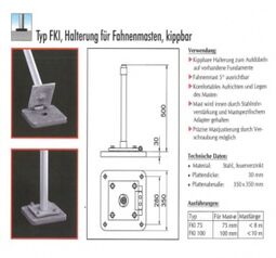 FKI Halterung kippbar